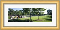 Tourists at a memorial, Vietnam Veterans Memorial, Washington DC, USA Fine Art Print