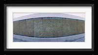 Stars mounted on the wall at a war memorial, Freedom Wall, National World War II Memorial, Washington DC, USA Fine Art Print