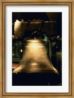 Close-up of a bell, Liberty Bell, Philadelphia, Pennsylvania, USA Fine Art Print