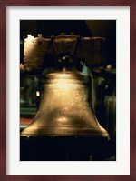 Close-up of a bell, Liberty Bell, Philadelphia, Pennsylvania, USA Fine Art Print