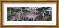High angle view of a park, Centennial Olympic Park, Atlanta, Georgia, USA Fine Art Print