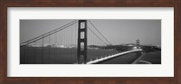 Golden Gate Bridge (black and white), San Francisco, California Fine Art Print