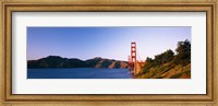 Distant View of Golden Gate Bridge, San Francisco, California, USA Fine Art Print