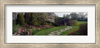 Flowers in a garden, Ladew Topiary Gardens, Monkton, Baltimore County, Maryland, USA Fine Art Print