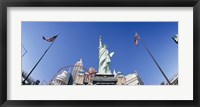 Low angle view of a statue, Replica Statue Of Liberty, Las Vegas, Clark County, Nevada, USA Fine Art Print