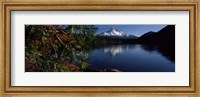 Reflection of a mountain in a lake, Mt Hood, Lost Lake, Mt. Hood National Forest, Hood River County, Oregon, USA Fine Art Print