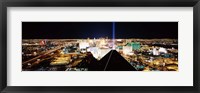 High angle view of a city from Mandalay Bay Resort and Casino, Las Vegas, Clark County, Nevada, USA Fine Art Print