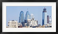 Skyscrapers in a city, Philadelphia, Philadelphia County, Pennsylvania, USA Fine Art Print