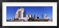Skyscrapers at the waterfront, Tampa, Hillsborough County, Florida, USA Fine Art Print