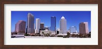 Skyscrapers in a city, Tampa, Florida, USA Fine Art Print