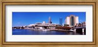 Skyscrapers at the waterfront, Tampa, Florida, USA Fine Art Print