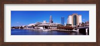 Skyscrapers at the waterfront, Tampa, Florida, USA Fine Art Print