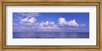Clouds over the sea, Tampa Bay, Gulf Of Mexico, Anna Maria Island, Manatee County, Florida Fine Art Print