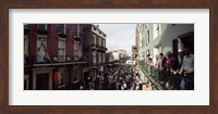 Group of people participating in a parade, Mardi Gras, New Orleans, Louisiana, USA Fine Art Print