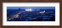 Aerial view of a city, Wrigley Field, Chicago, Illinois, USA Fine Art Print