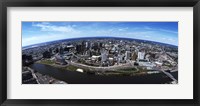 Bird's Eye view of Newark, New Jersey Fine Art Print