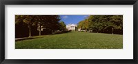Lawn in front of a building, Bascom Hall, Bascom Hill, University of Wisconsin, Madison, Dane County, Wisconsin, USA Fine Art Print