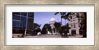 Government building in a city, Wisconsin State Capitol, Madison, Wisconsin, USA Fine Art Print