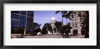 Government building in a city, Wisconsin State Capitol, Madison, Wisconsin, USA Fine Art Print