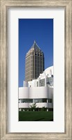 Art museum in front of a skyscraper, High Museum Of Art, Atlanta, Fulton County, Georgia, USA Fine Art Print