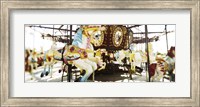 Close-up of carousel horses, Coney Island, Brooklyn, New York City, New York State, USA Fine Art Print