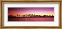 Buildings at the waterfront, Bay Bridge, San Francisco Bay, San Francisco, California Fine Art Print