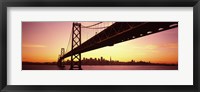 Sunset over San Francisco Bay, San Francisco, California, USA Fine Art Print