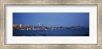 View of New York City from Hamilton Park, New York State Fine Art Print