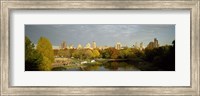 Park with buildings in the background, Central Park, Manhattan, New York City, New York State, USA Fine Art Print
