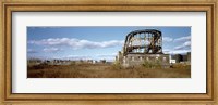 Abandoned rollercoaster in an amusement park, Coney Island, Brooklyn, New York City, New York State, USA Fine Art Print
