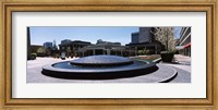Plaza De Cesar Chavez Fountain, Downtown San Jose Fine Art Print