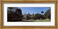 University students in the campus, Plant Park, University Of Tampa, Tampa, Hillsborough County, Florida, USA Fine Art Print