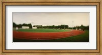 Running track in a park, McCarran Park, Greenpoint, Brooklyn, New York City, New York State, USA Fine Art Print