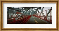 Road across a suspension bridge, Williamsburg Bridge, New York City, New York State, USA Fine Art Print