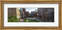 Buildings in a city, Atlantic Avenue, Wharf District, Boston, Suffolk County, Massachusetts, USA Fine Art Print