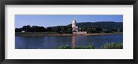 West Virginia State Capitol from the Riverside, Charleston, West Virginia Framed Print