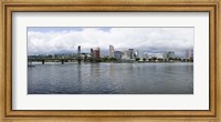 Skyline and Willamette River, Portland, Oregon Fine Art Print