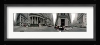360 degree view of buildings, Wall Street, Manhattan, New York City, New York State, USA Fine Art Print