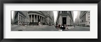 360 degree view of buildings, Wall Street, Manhattan, New York City, New York State, USA Fine Art Print