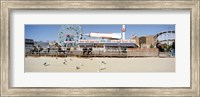 Tourists at an amusement park, Coney Island, Brooklyn, New York City, New York State, USA Fine Art Print