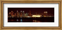 San Diego Skyline at Night Fine Art Print