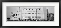 People outside a baseball park, old Comiskey Park, Chicago, Cook County, Illinois, USA Fine Art Print