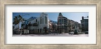 Street Corner at Rodeo Drive, Beverly Hills, California Fine Art Print