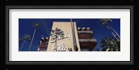 Low angle view of a hotel, Beverly Hills Hotel, Beverly Hills, Los Angeles County, California, USA Fine Art Print