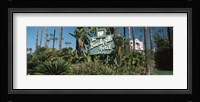 Signboard of a hotel, Beverly Hills Hotel, Beverly Hills, Los Angeles County, California, USA Fine Art Print