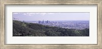 Aerial view of Los Angeles from Griffith Park Observatory Fine Art Print
