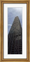 Low angle view of a building, Hancock Building, Chicago, Cook County, Illinois, USA Fine Art Print