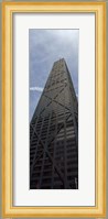 Low angle view of a building, Hancock Building, Chicago, Cook County, Illinois, USA Fine Art Print