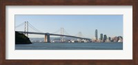 Bay Bridge and Skyline, San Francisco Bay, San Francisco, California Fine Art Print