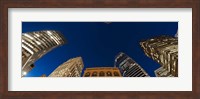 Low angle view of high-rise buildings at dusk, San Francisco, California, USA Fine Art Print